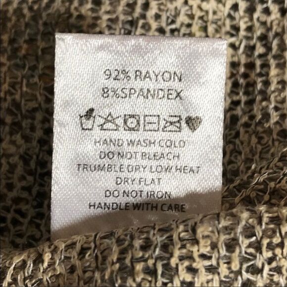 Very Moda Long Duster Cream Lace Embellished S/M Medium - Picture 5 of 6